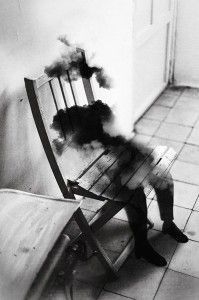 hombre esfumado